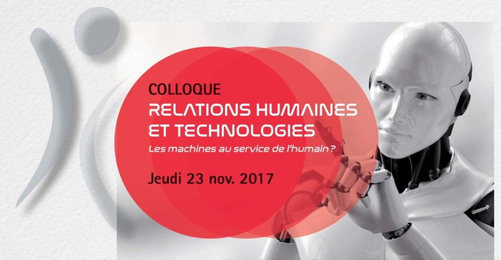 illustration du colloque organisé par l'IRFASE sur les relations humaines et technologiques le 23 novembre 2017