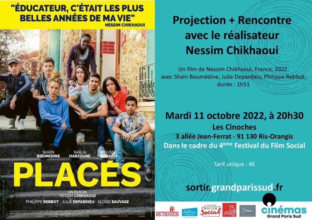 Affiche de la projection du film "Placés" au cinéma Les Cinoches mardi 11 octobre 2022