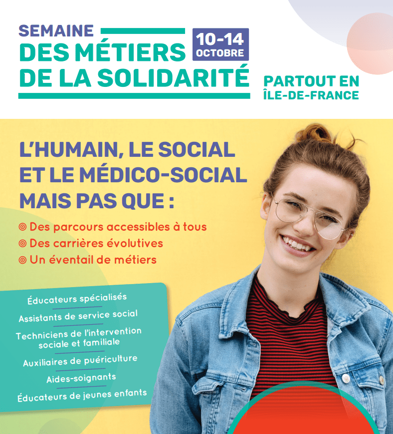 Affiche semaine de la solidarité du 10 au 14 octobre 2022