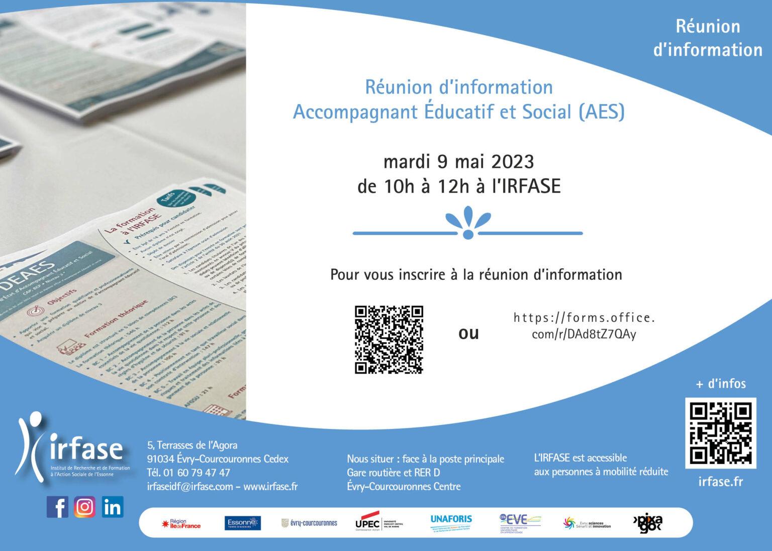 Réunion D'information Accompagnant Éducatif Et Social (AES) - Mardi 9 ...